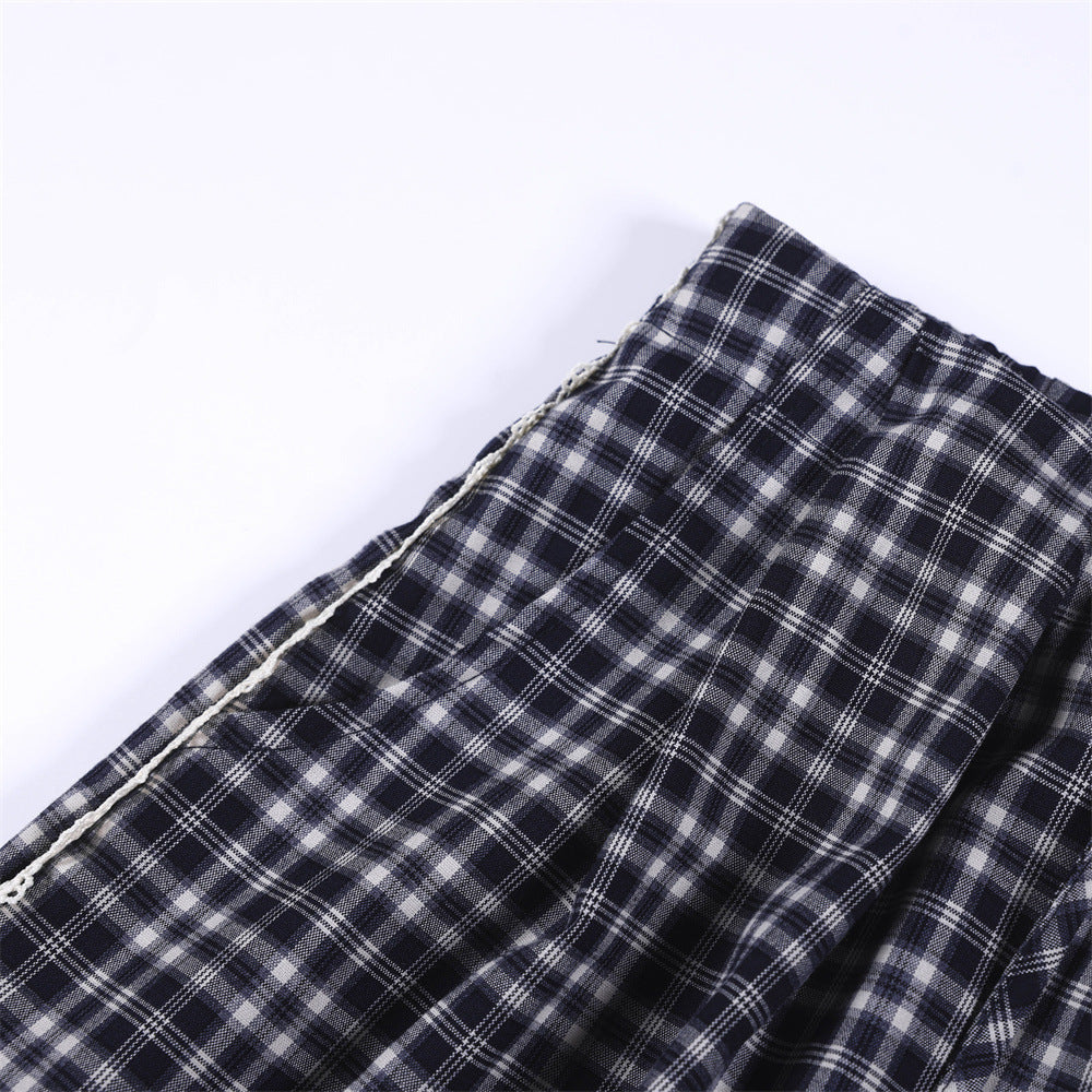 Plaid workwear pants