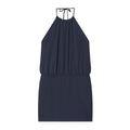 Spicy girl hanging neck collar dress